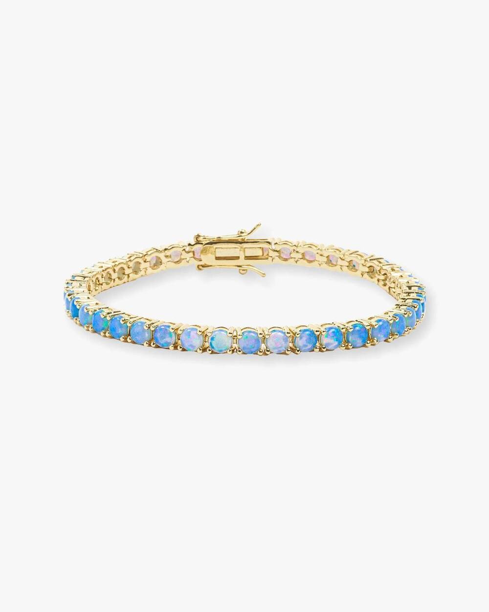 NEW MELINDA MARIA women's grand heiress tennis bracelet in gold